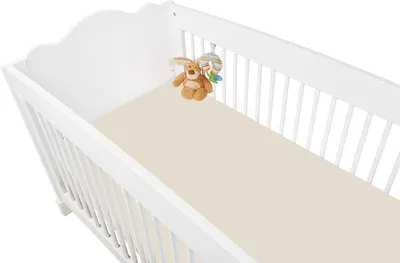 Produktbild von Jersey-Spannbetttuch für Kinderbetten, grau