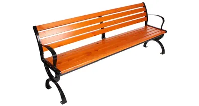 Produktbild von Sitzbank - 180cm - aus Kampferholz - Ideal für den Tennisplatz oder für den Garten !