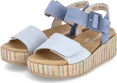 Produktbild von Remonte Damen Sandaletten/ Sandalen Blau Rauleder Größe: 39