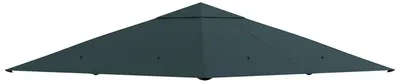 Produktbild von Ersatzdach für Gartenpavillon, Polyester, 2,98 x 2,98 m, Dunkelgrau