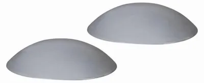 Zdjęcie produktu dla Ogranicznik drzwi, Ø 60 mm, szary, 2 szt