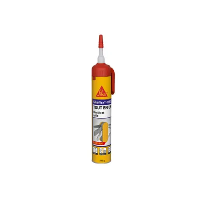 Produktbild von SIKA Sikaflex 11fc + Triggerspachtel 260 g weiß Farbe 400 ml weiß