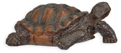 Produktbild von Bronzeskulptur Schildkröte Replikat Retro Design Dekoration