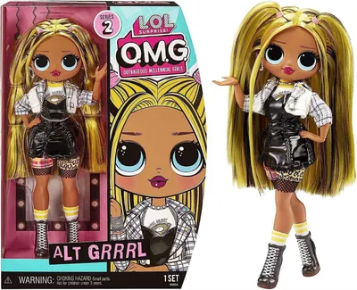 Imagen del producto de L.O.L. Surprise! Muñeca OMG de la serie HoS, 2ª edición. Modelo: Alt Grrrl. Género: Femenino. Edad recomendada: 4 años. Ideal para: Niños/Niñas. Dimensiones: 241,3 mm. Peso: 190,909 g