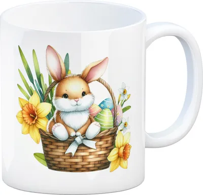 Produktbild von Osterhase im Osternest Kaffeebecher
