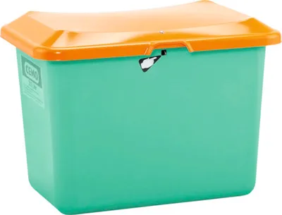 Produktbild von CEMO Streugutbehälter PLUS3 grün-orange 200 l