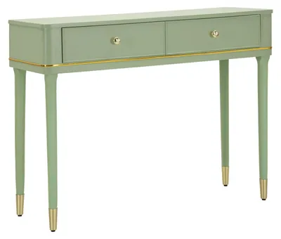 Immagine prodotto di Console Camille Verde 101x37x78 cm in Pino e MDF e Ferro