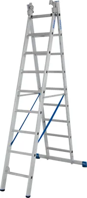 Produktbild von Krause Aluminium-Mehrzweckleiter STABILO mit Treppenfunktion 6,85 m