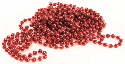 Produktbild von TrendLine Perlenkette bruchfest, langlebig 10 m rot