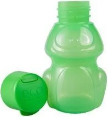 Produktbild von TUPPERWARE Kinder 350 ml neon Grün Frosch EcoEasy Trinkflasche Eco Ökoflasche
