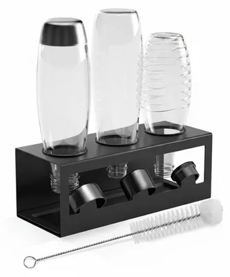 Produktbild von InAndOutdoorMatch - Flaschenhalter - 3 Flaschen - Schwarz, KI-generiertes Bild