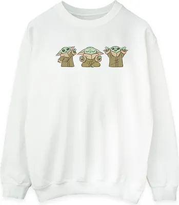 Produktbild von Star Wars - "The Mandalorian" Sweatshirt für Herren BI46732 (S) (Weiß)