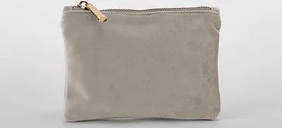Produktbild von BagBase BG715 | Velvet Accessory Pouch - Farbe: Moonstone - Größe: L (30 x 20 cm)