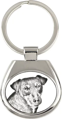 Zdjęcie produktu dla Jagdterrier - brelok do kluczy z psem, breloczek z nadrukiem, personalizowana przywieszka marki Art-Dog