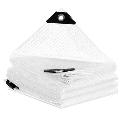 Produktbild von WOLTU Abdeckplane Wasserdicht Gitterfolie 140g/m² mit Ösen 4x6m – Größe 4x6 m