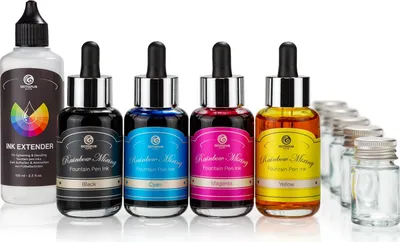 Produktbild von RIMIK Schreibtinten, Füllhaltertinten Mischset Rainbow Ink Mixing Kit