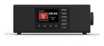 Produktbild von Radio cyfrowe Hama DR2002BT czarne Zegar z funkcją DAB+/FM i Bluetooth