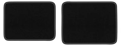Image de Tapis arrière en moquette pour Peugeot 205 1983-1998 (cabriolet) – 2 pièces, noirs, sur mesure – Wielganizator LUX