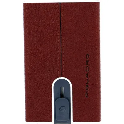 Produktbild von Piquadro Cardholder Black Square Sliding System Leather