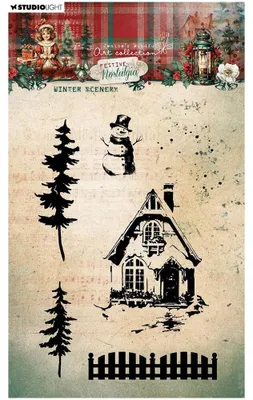Produktbild von Studio Light Klarstempel Winter Motiv Weihnachten