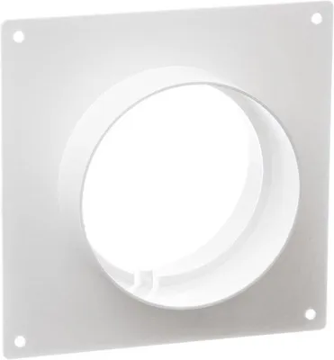 Produktbild von Wandflansch Ø 100 mm - Verbindungsstück für Ventilationsrohre