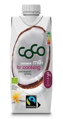 Obrázok produktu pre CoCo Kokosové mlieko - na varenie 9% tuku 500ml