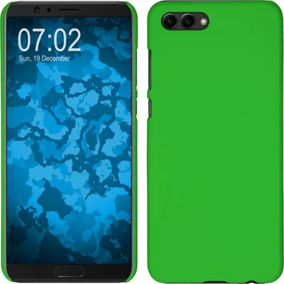Produktbild von PhoneNatic Case kompatibel mit Huawei Honor View 10 - Hülle grün gummiert Hard-case Cover