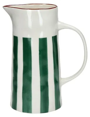 Produktbild von Pomax Mykonos Krug, Grün, L 19 x B 12,5 x H 23,5 cm