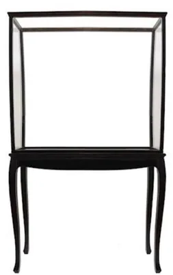 Obrázek produktu pro Casa Padrino vitrína na modely lodí černá 103 x 36 x v. 173 cm - skleněná vitrína na modely lodí - vitrína na plachetnice - dřevěná vitrína na lodě - vitrína pro modeláře - příslušenství pro modelářské dekorace