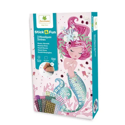 Produktbild von Tiefland d'Arpeje Stick & Fun Mosaic 3x Meerjungfrau