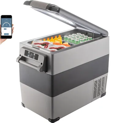 Produktbild von Tragbarer 35-Liter-Kühlschrank mit Kompressor für Auto und Camping