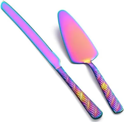 Zdjęcie produktu dla Elegancki zestaw noży do ciast ze stali nierdzewnej
