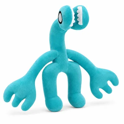 Obrázek produktu pro Wiztex Kolekce plyšových hraček "Rainbow Friends" - plyšová hračka Toothless, plyšová hračka "Monster", hračka "Rainbow Friends"