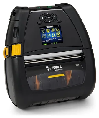 Produktbild von Zebra ZQ630 Plus, Thermodirekt, 203 x 203 DPI, 115 mm/sek, Verkabelt & Kabellos, Schwarz