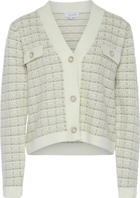 Immagine prodotto di Maglione da donna Caneva - bianco lana a quadri, XS/S