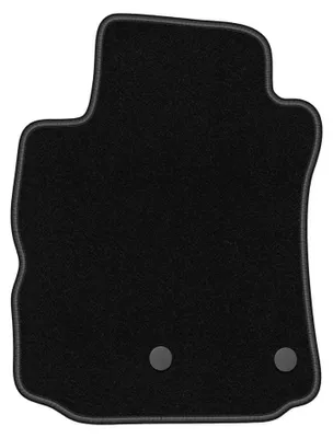 Immagine prodotto di Tappetino guidatore in moquette per Renault Modus 2004-2012 (monovolume) – 1 pezzo, nero, su misura – Wielganizator BASIC