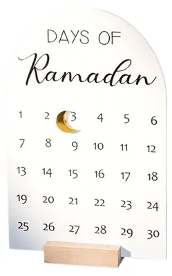 Produktbild von Festlicher Countdown-Kalender Advent Schreibtischdekoration Glaubensbasiertes Familientool