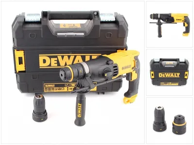 Zdjęcie produktu dla DeWALT D25134K-QS, Zamek centralny, Czarny, Żółty, 2,6 cm, 5540 bpm, 6,5 cm, 3 cm