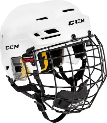 Produktbild von CCM Tacks 210 Combo SR Weiß M Eishockey-Helm