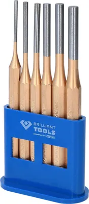 Produktbild von Brilliant Tools Splintentreiber / Durchtreiber-Satz, 6-tlg