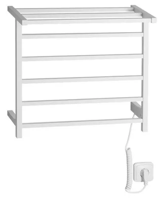 Produktbild von Sapho ELZOR Handtuchtrockner elektrisch 500x470 mm, 60 W, weiß matt