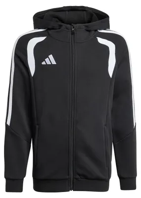 Imagen del producto de Sudadera con cremallera completa adidas Tiro 26 League, color negro/blanco, talla 140