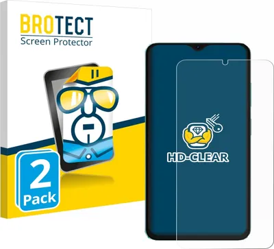 Produktbild von 2x Für Oscal C70 Schutzfolie BROTECT Displayschutz Display Schutz Folie Klar Transparent