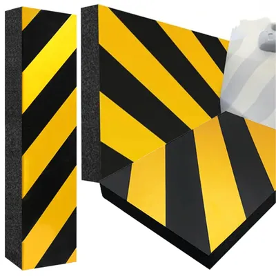 Obrázek produktu pro Reflexní Nástěnný Chránič Do Garáže O Rozměrech 50X10X1,5 Cm Spolehlivě Ochrání Váše Auto Před Nárazy A Poškrábáním Při Parkování