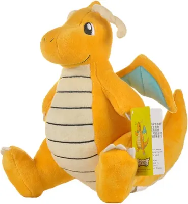 Produktbild von Dragoran Plüschtier 25 cm – Pokémon Kuscheltier – Weiches Spielzeug für Kinder