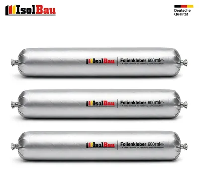 Isolbau Folienkleber 600 ml EPDM 3 Stück Dichtkleber Dampfbremse Dampfsperre