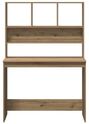 Produktbild von vidaXL Schreibtisch mit Regal Artisan-Eiche 102x45x148cm Holzwerkstoff
