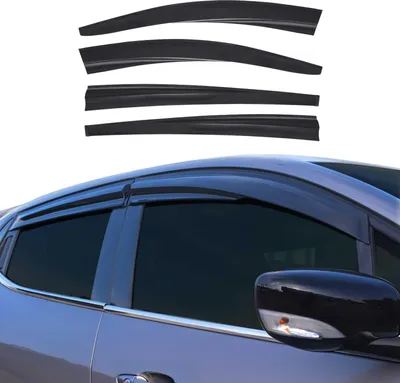 Produktbild von 4x Windabweiser Regenabweiser für Renault Megane Schrägheck 2008-2016 Dunkel