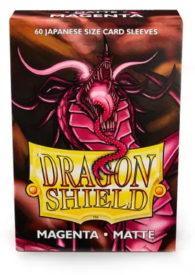 Produktbild von Dragon Shield Small Sleeves - Matte Magenta (60 Sleeves)
