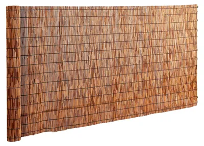 Productafbeelding van VEVOR Natuurlijke rietmat, 1,67 m x 5,01 m, rietgordijn, rietmat voor balkon, terras of achtertuin, decoratieve afscheiding voor tuin, scheidingswand, privacy scherm, bruin